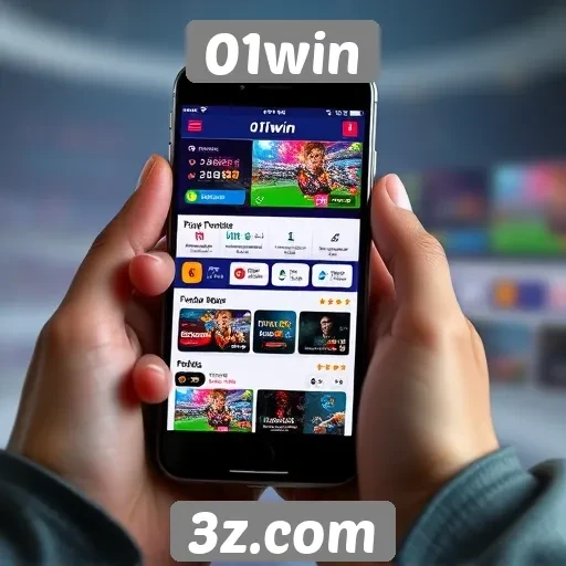 Experiência do usuário no site 01win em dispositivos móveis