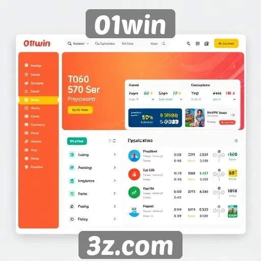 Interface de usuário do 01win e sua usabilidade